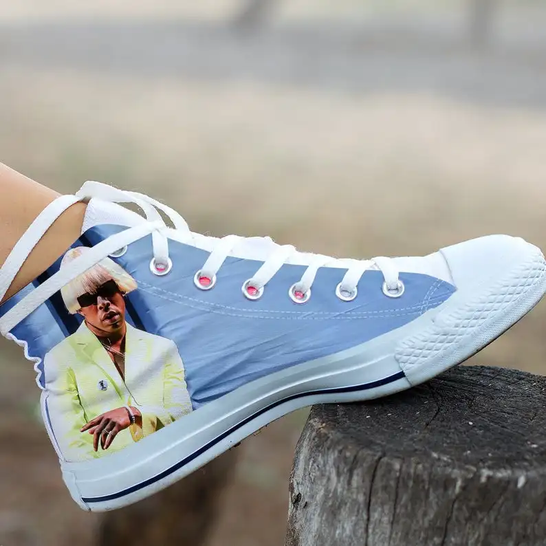 

Tyler, the Creator High Top Mens Womens Designer Leisure Sneakers Men Casual Canvas Shoes