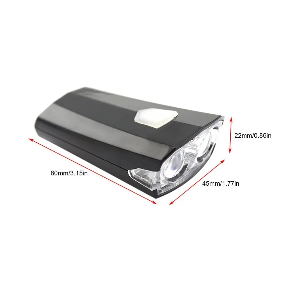 

Torch Ultra Bright USB Rechargeable 15 Lumens Front Bike Bicycle Light LA4266 Perfect For Night Cycling