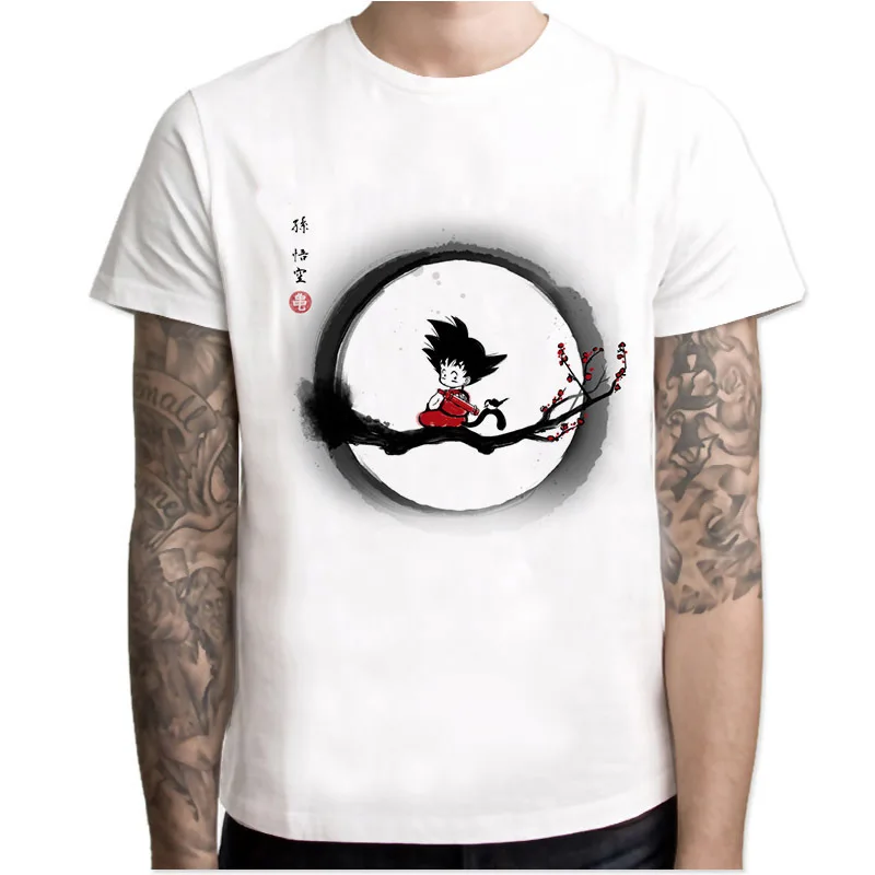 Новые футболки Жемчуг дракона Футболки Супер Саян Фигурки из игры Dragon Ball Dbz (сын