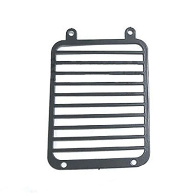 

1Set Intake Grille Cover for 1/10 TR Intake Grille Cover TRX-4 & 1Pair Metal Headlight Grille Light Cover Lampshade