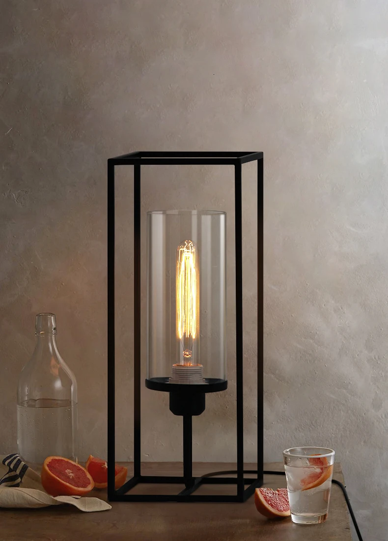 Minimalist Black Table Lamp Desk For Living Room abajour | Лампы и освещение