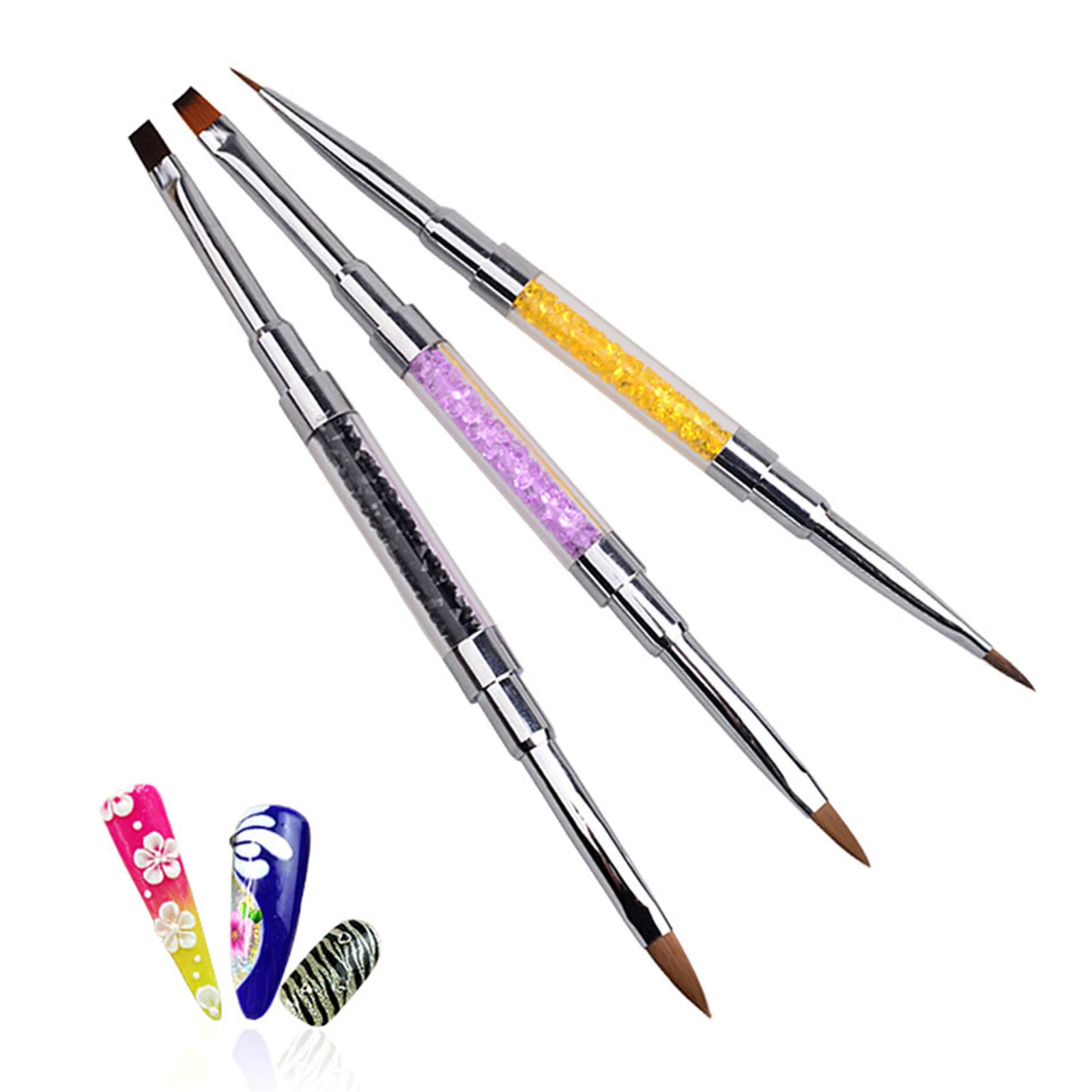 1 шт инструментов для ногтей кисть прорисовывания деталей чередование