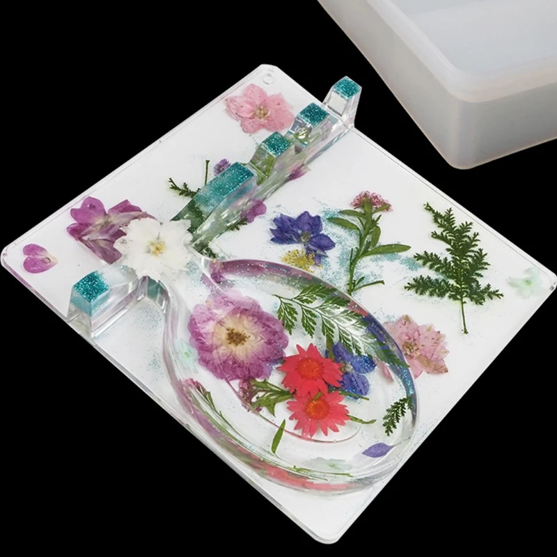 

Ложка ящик для хранения, эпоксидная смола, форма посуда стеллаж для выставки товаров круглая пластина литья силиконовые формы