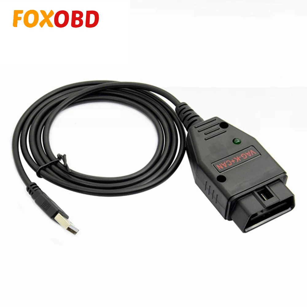 Для VAG COM кабельный сканер VAG K+ CAN Commander 1,4 obd2 диагностический сканер инструмент OBDII VAG COM кабель 1,4