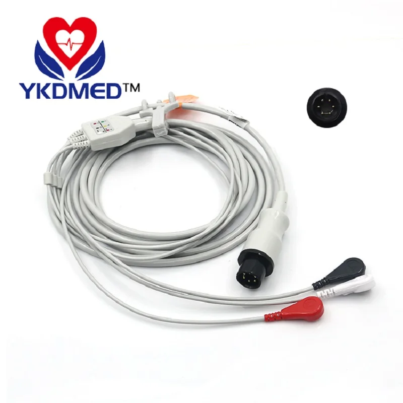 Серия YKD цельный кабель ЭКГ для пациента совместимый с монитором drager vista 120