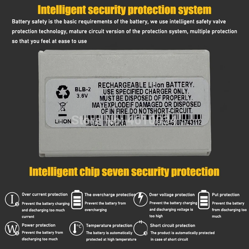 Аккумулятор 10000 мАч для Nokia 800 3610 6500 6510 6590i 6590 7650 8210 8250 8270 8290 8310 8390 BLB 2 - купить по