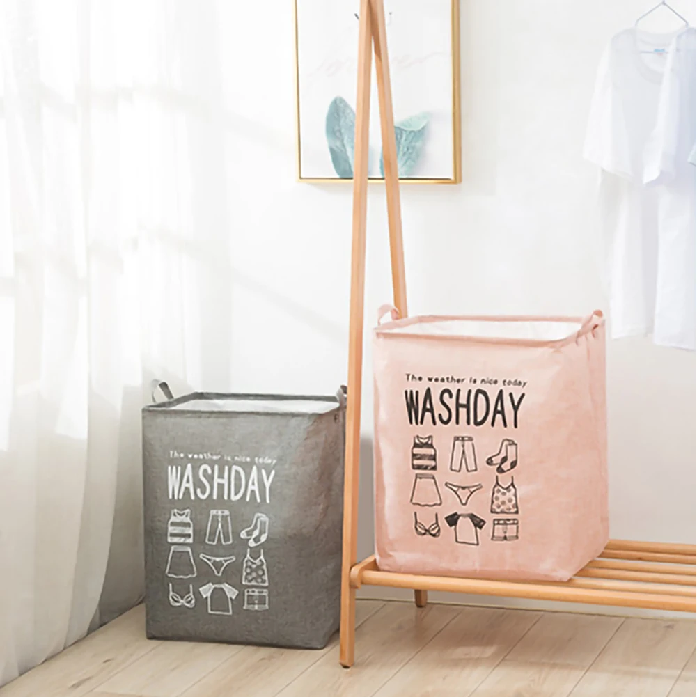 

Large Capacity Storage Baskets For Sundries Underwear Toys Waterproof Organizer Clothing Storage Box Dirty Laundry Basket