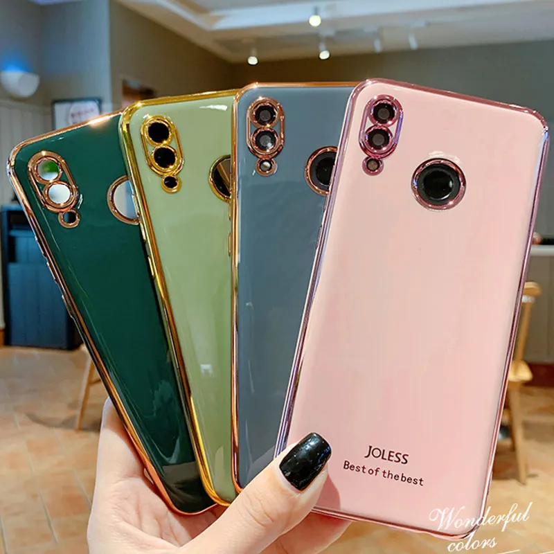 

Luxury Silicone Case For Huawei P20 Lite phone Case For p20 lite Cover Shockproof Stand Ring Holder Case Huawei p20 Lite Pro