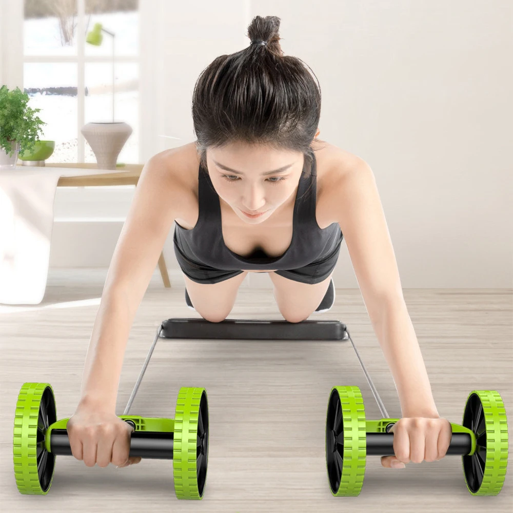 

Abdominal Wheel Muscle Beginner Men and Women Curling Abdomen Machine Thin Waist Thin Belly Sports Fitness Equipment Home 2020