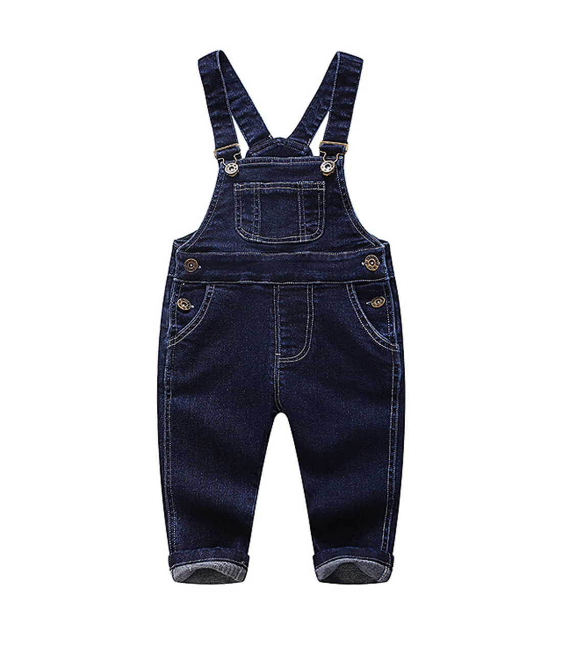 

KIDSCOOL SPACE Children Toddler Girls Boys Big Bib Jeans Overalls Jumpsuit Casual Denim Trousers Pants Dungarees Romper