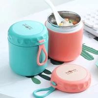 portable thermos lunch box 304 stainless steel container food insulation soup cup children thermos sealed leak proof bento box