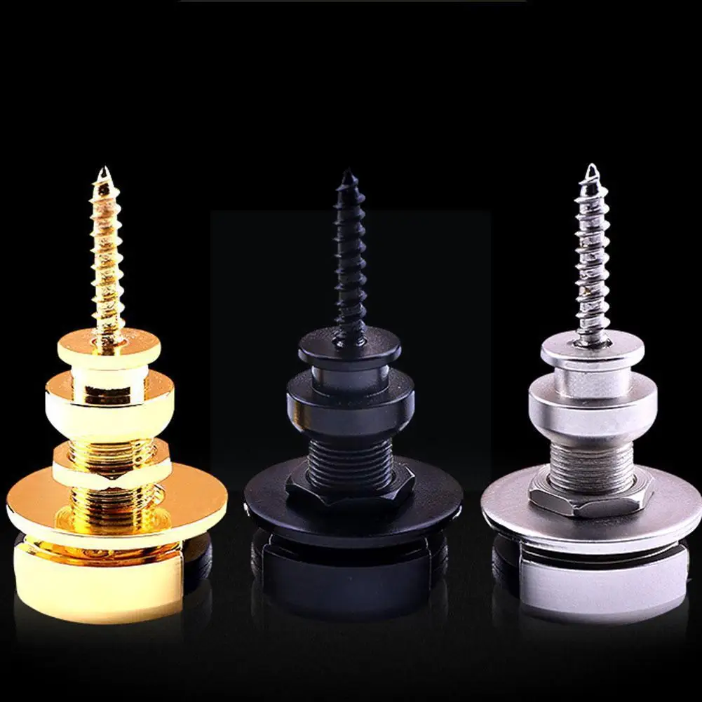 

Замок для гитарного ремня стреплок, 1 шт., для всей детской электрической бас-гитары, аксессуары для гитары U1I6