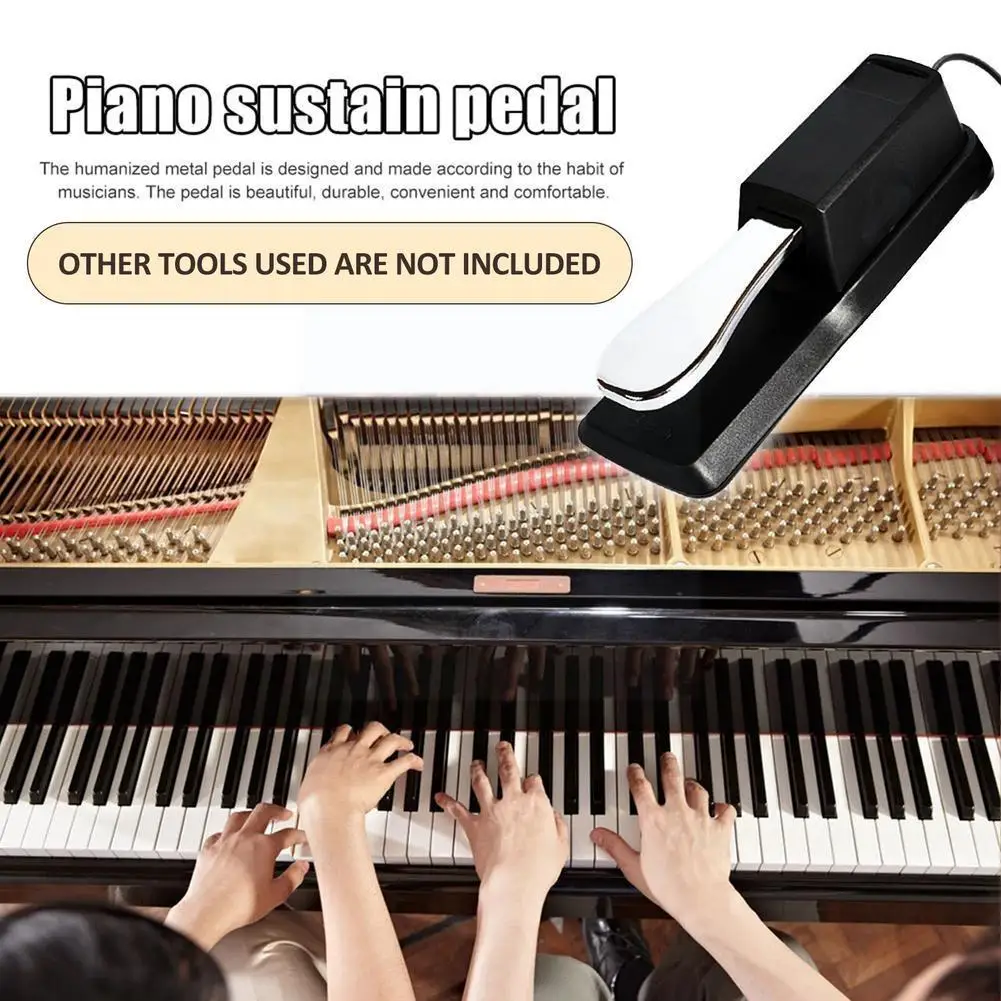 

Piano Sustain Pedal Practical Piano Support Pedal Synthesizer Universal Sustain Pedal Pedal Sustain Accessories Piano Z5C9