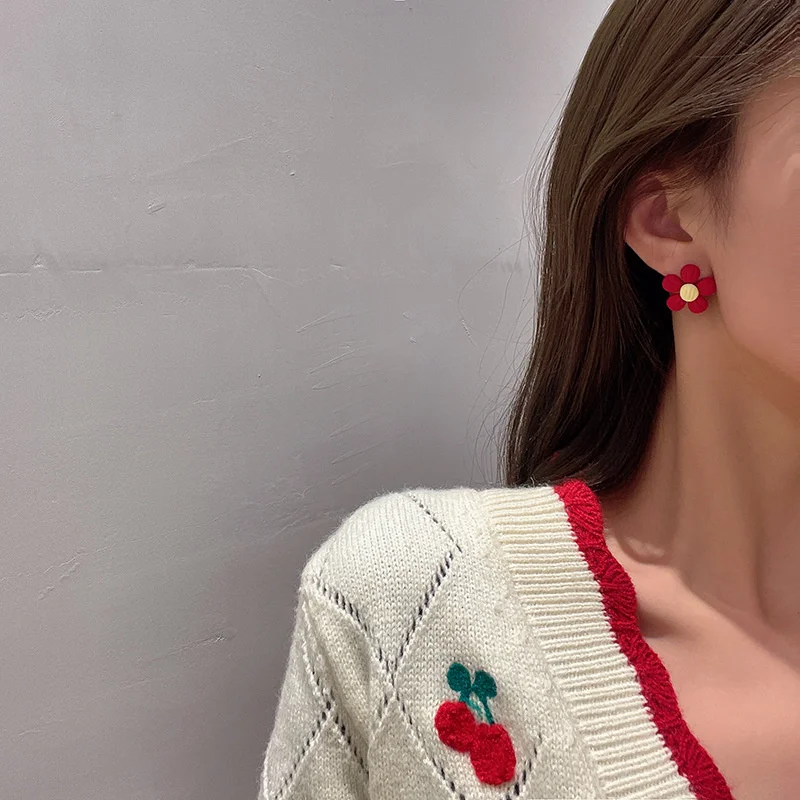 

Flower Flower Lovely 2021 Casual Favourite Earrings for Women Girls Luxurious Bridal