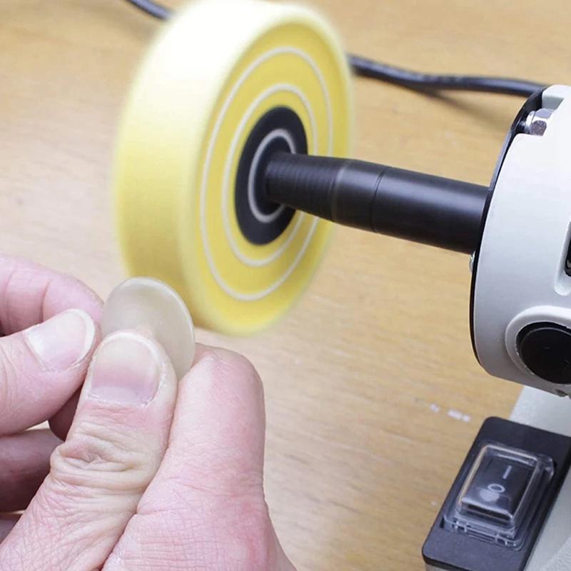 

Buffing Polishing Wheel Kit 3 Inch,for Bench Buffer/Bench Grinder,Buffing Wheel Hole 3/8 Inch,Drill Arbor Adapter Kit