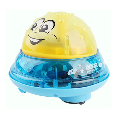 Yellow Ball Base Игрушки для ванной, светильник с распылителем, вращающийся с душевой кабиной, детские игрушки для детей, для малышей, для плавания, вечерние, для ванной, светодиодный светильник, игрушки - Цвет: Yellow Ball Base