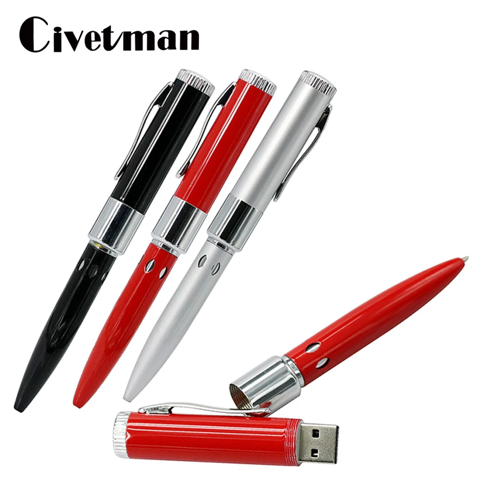 Металлическая шариковая ручка USB флеш накопитель 4 ГБ 8 16 32 64 128 256 карта 2 0 флэш