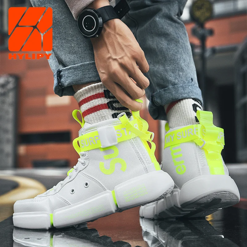 

Men Sneaker Summer Running Shoes 2021 Comfortable Outdoor Sport Walking Shoes Man High Top Lightweight Footwear Size 39-44