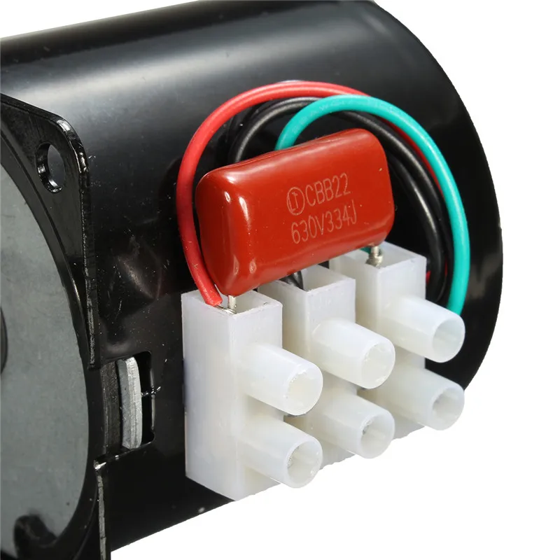 60KTYZ 220V AC 14W Постоянный Магнитный Магнит Электрический синхронный мотор шестерни