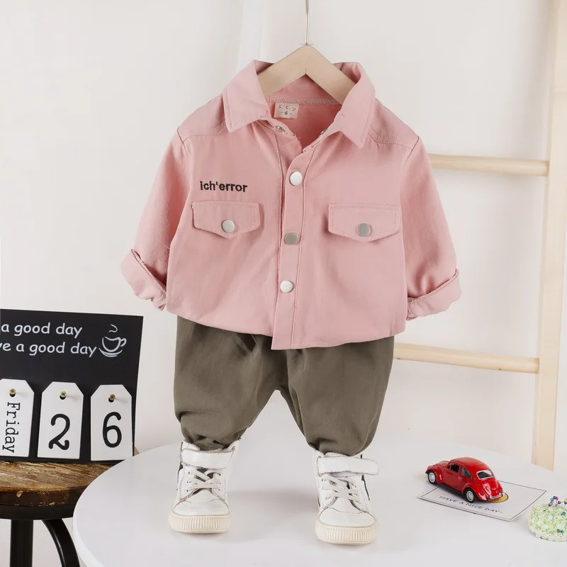 Весенне осенняя одежда для маленьких мальчиков Детская хлопковая куртка с