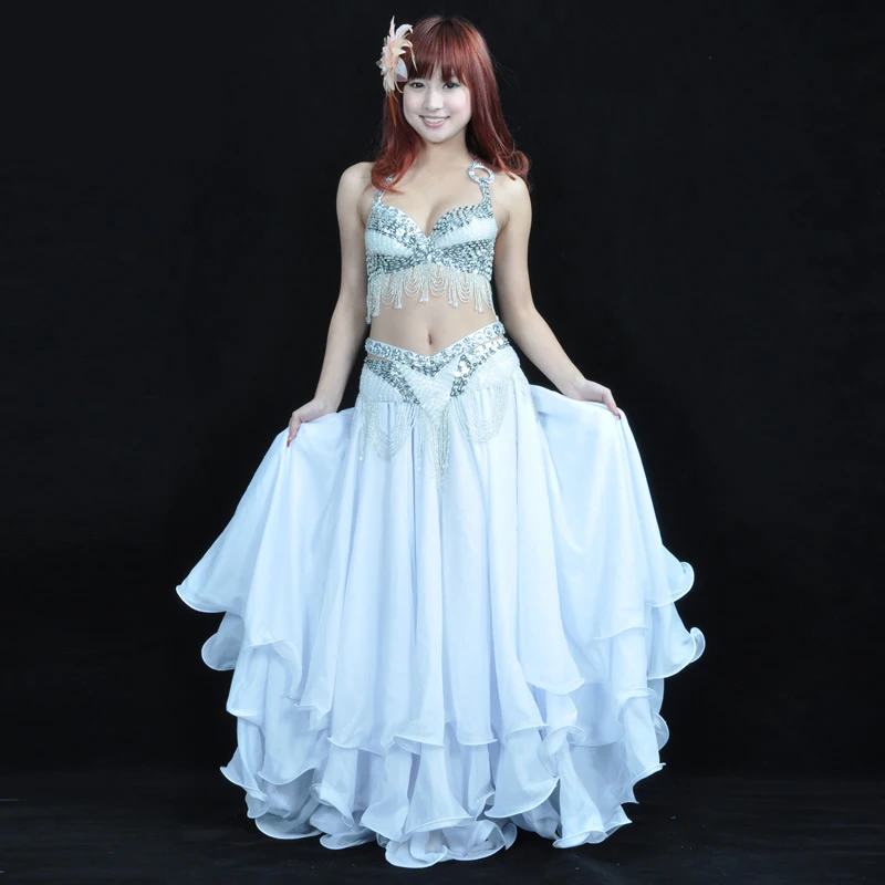 Женский костюм для танца живота откровенный бюстгальтер с кисточками и