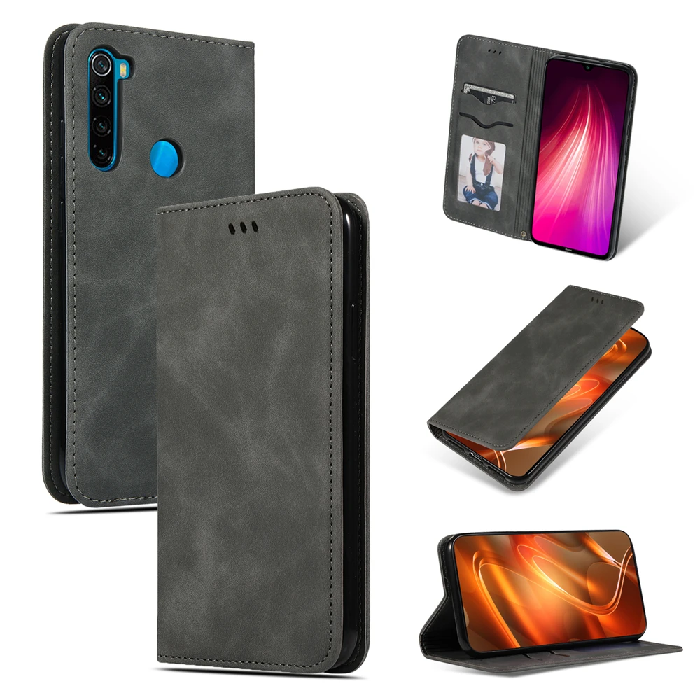 Чехол для Xiaomi 9T 9T Pro Роскошный Ретро Кожаный флип-чехол на магните для Redmi Note 8 8 Pro 8A чехол-кошелек с подставкой Чехол-книжка