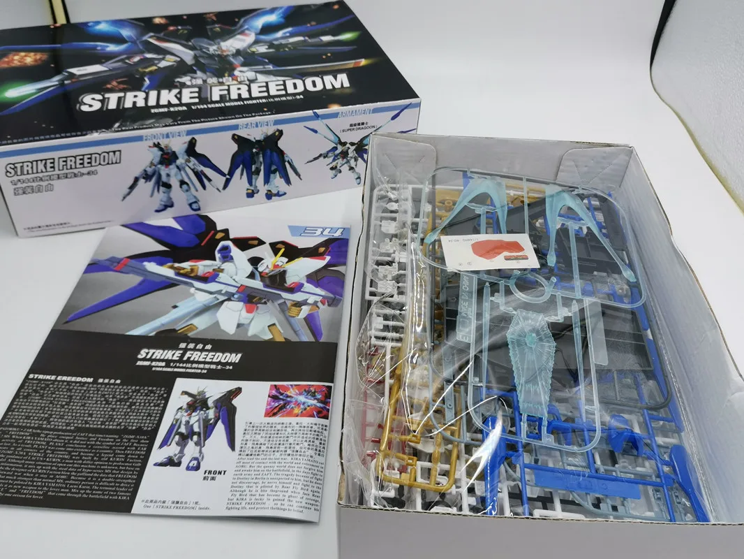 Японский Gaogao модель HG 1/144 мобильный Страйк Фридом ZGMF-X20A полный набор включены в
