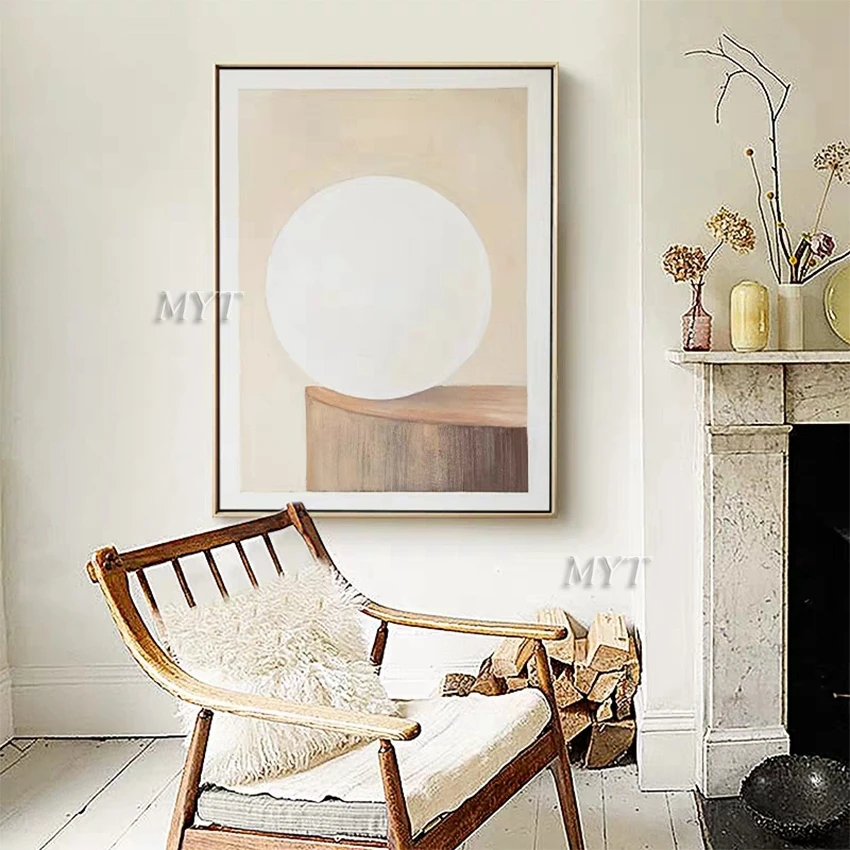 Warm Color Creative Thinking Creation Abstract DiagramOil Painting Wall Art Home Decor Picture Modern Oil On Canvas | Дом и сад
