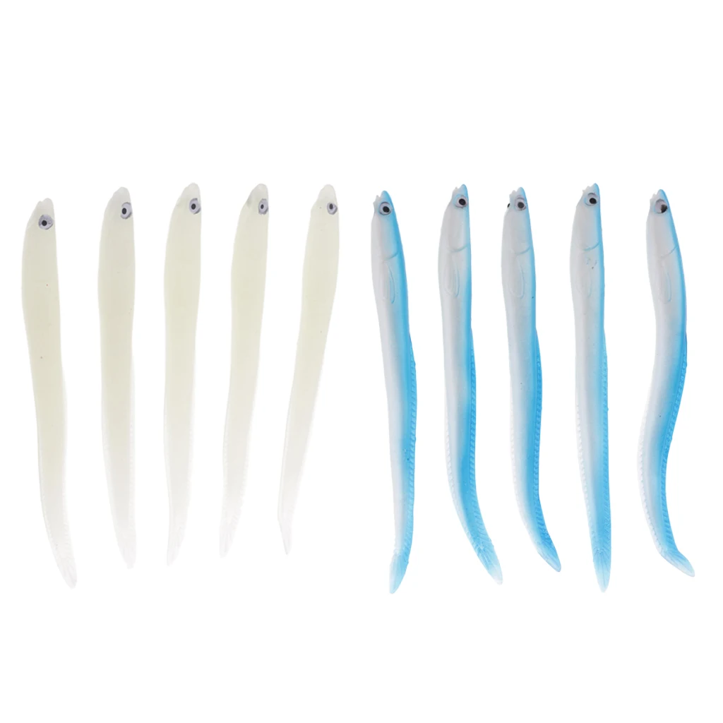 10 шт. искусственные 3D светящиеся рыболовные приманки для глаз в темноте мягкие