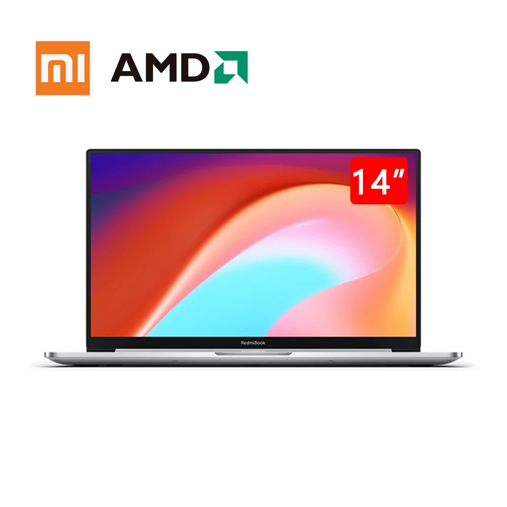 Ультратонкий ноутбук Xiaomi MI notebook RedmiBook 14 Ⅱ AMD RyZen 7 4700U FHD экран DDR4 16 Гб ОЗУ 512 ГБ