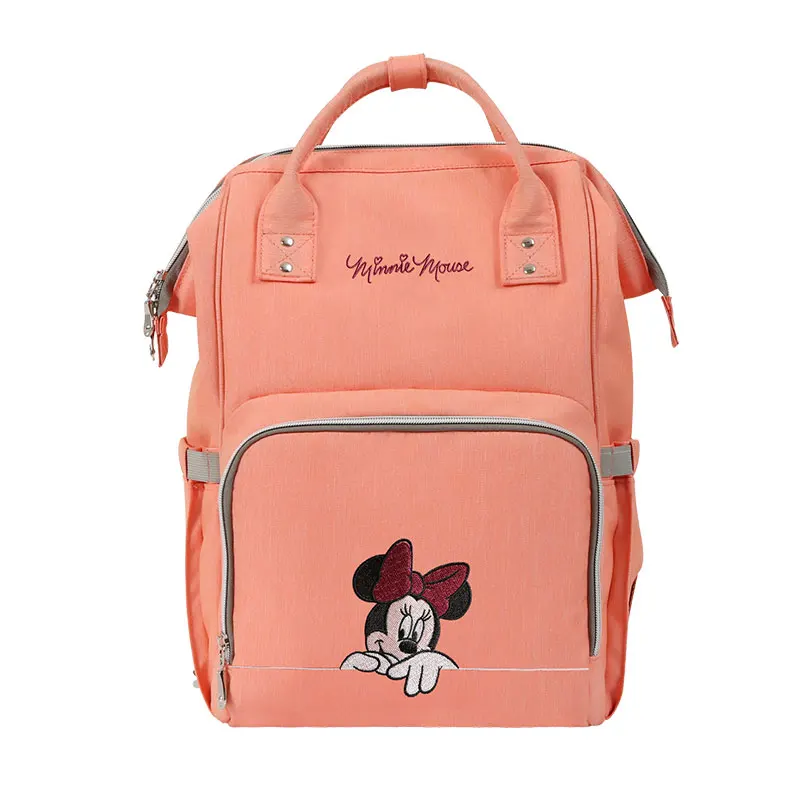 11-7 Disney Микки детские Usb пеленки мешок мода большой емкости Мумия Материнство мешок многофункциональный Путешествие в мумию коврик для коляски подгузник мешок - Цвет: 11-7