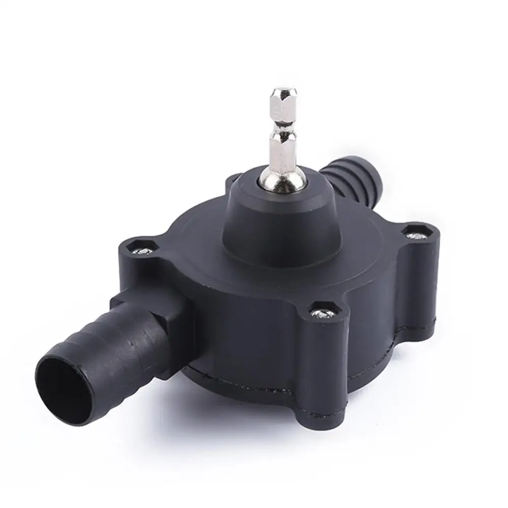 Бытовой маленький ручной насос с электродрелью портативный постоянного тока