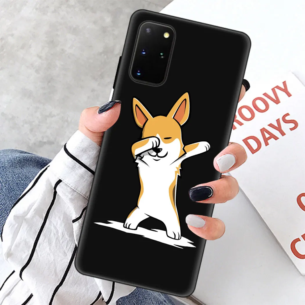 Мягкий силиконовый чехол для Samsung Note 8 9 S6 S7 Edge S8 S10 10 Plus S10E черный телефона Pitbull Dog Dab