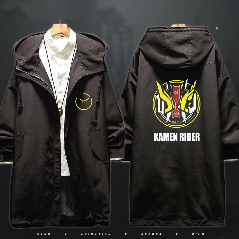 Модная Длинная ветровка в стиле аниме Ka для мужчин и женщин-подростков