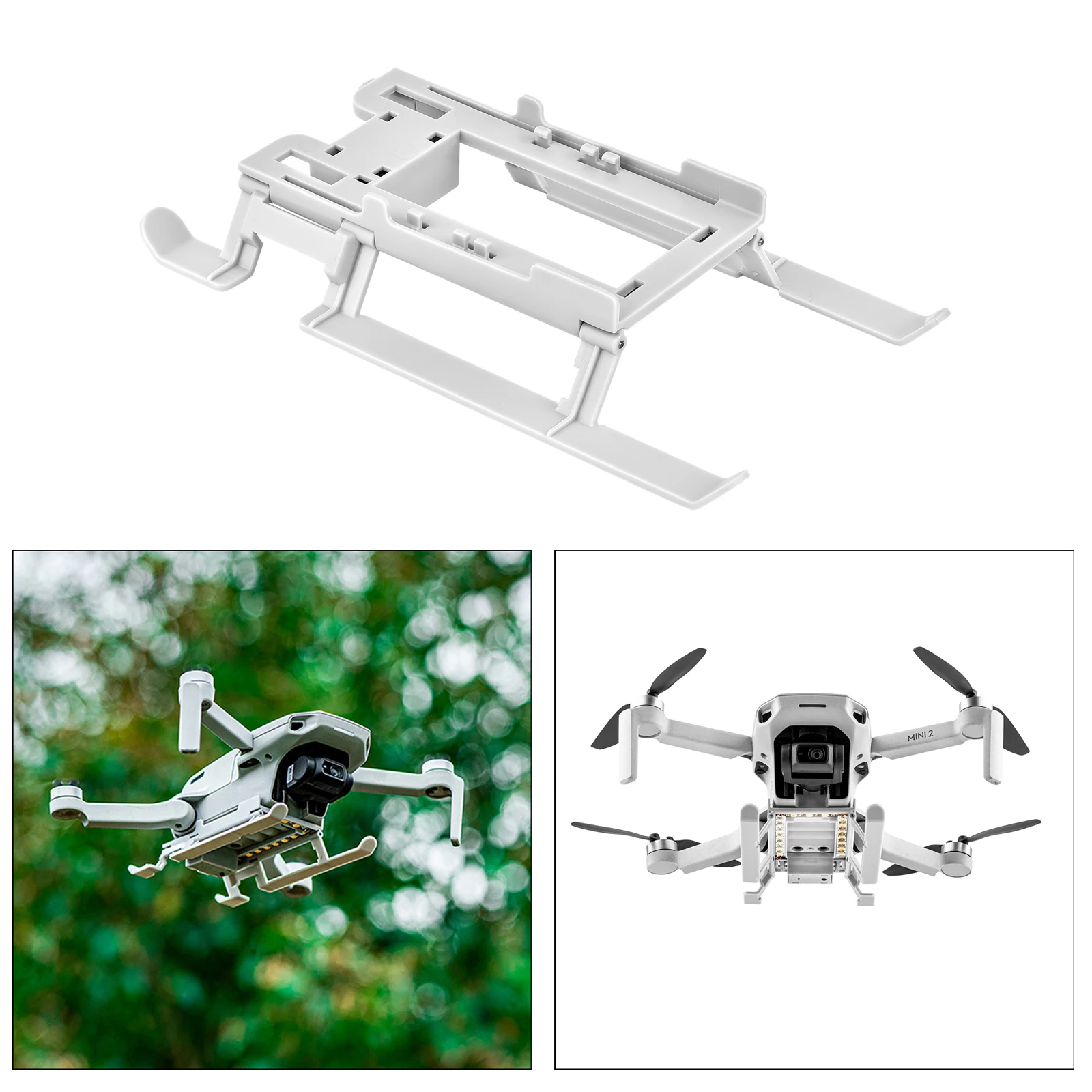 

LED Landing Gear Heightened Leg Extension Guard for DJI Mini 2 Accessories
