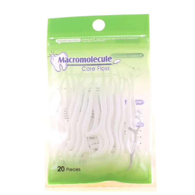 

20pcs Dental Floss Picks Teeth Toothpicks Stick Tooth Clean Oral Care Flossing Family Packing Safety Disposable Oral Care