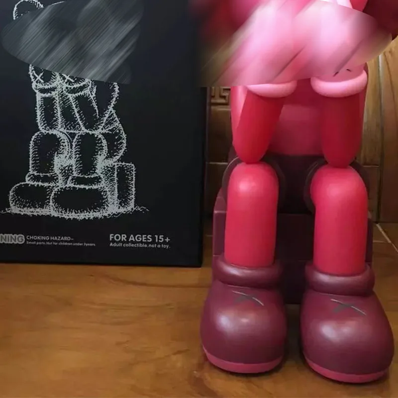 

Hot Sale 28cm Bear Bricklys Passing Through Action Figures Blocks Bears PVC Dolls Collectible Models Toys With Box