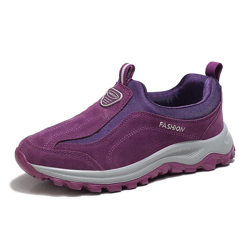 

Замшевая кожаная женская походная обувь, уличная прогулочная обувь для трекинга, удобная повседневная спортивная обувь, женские зимние кроссовки для женщин