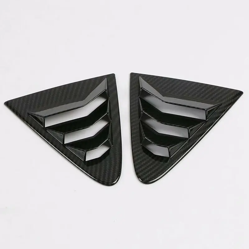 Углеродная цветная панель окно боковые жалюзи вентиляционное отверстие для Toyota