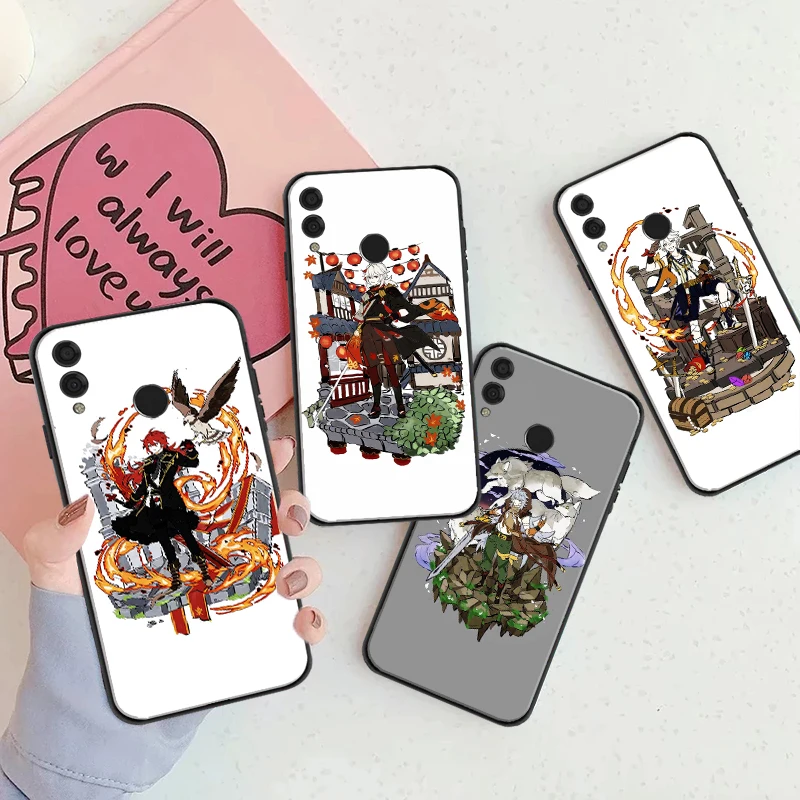 

Genshin Impact Silicone TPU Phone Case For Huawei Honor 7X 8X 8C 9 V9 9X 10 V10 10i V20 20i 30 Lite Pro Shell Cover Coque Capa