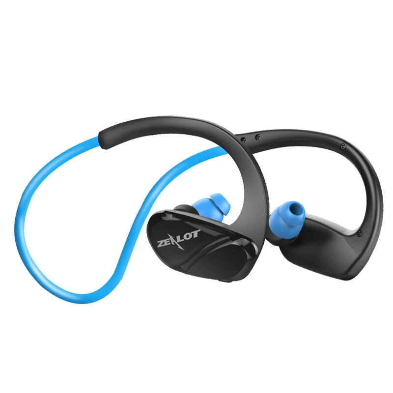 Blue ZEALOT H6 Водонепроницаемый Bluetooth наушники стерео беспроводные наушники Фитнес Спорт Бег использовать громкой связи с микрофоном - Цвет: Blue