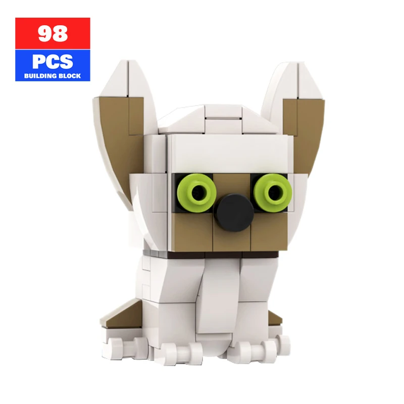 

MOC Animals Mini Dog Building Blocks The Last Airbendered Anime Kawaii Figures Bricks Dolls Kids Birthday Gift Education Toys