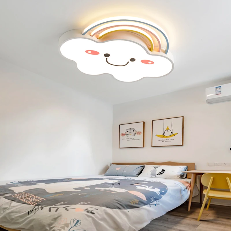 

Nordic kindergarten children's room bedroom decor led lamp lights for room dimmable ceiling light home decoration lamparas