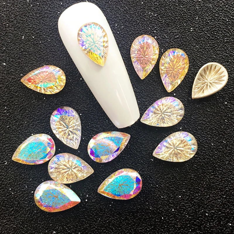 Каменные Стразы для ногтей Swarovsky детали наклейка из хрустального камня стразы с