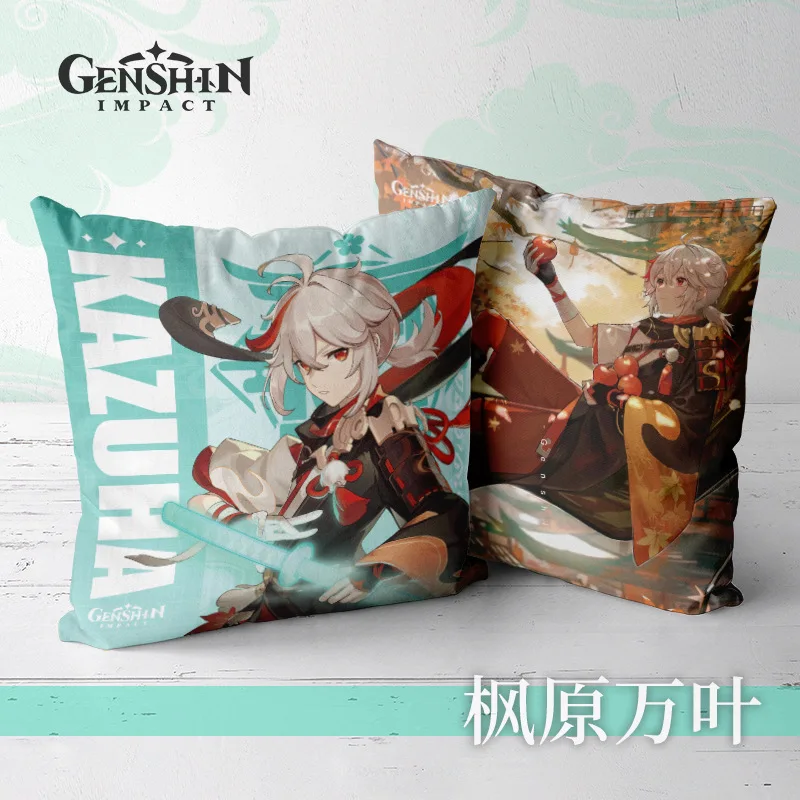 Аниме Genshin ударная фигурка Keqing Ganyu Hutao Beelzebul подушка для косплея двухсторонняя