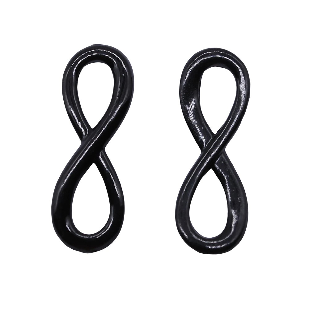 

20pcs Charms Infinity 22x8mm Black Pendant Infinity Charms Jewelry Findings For Jewelry Making
