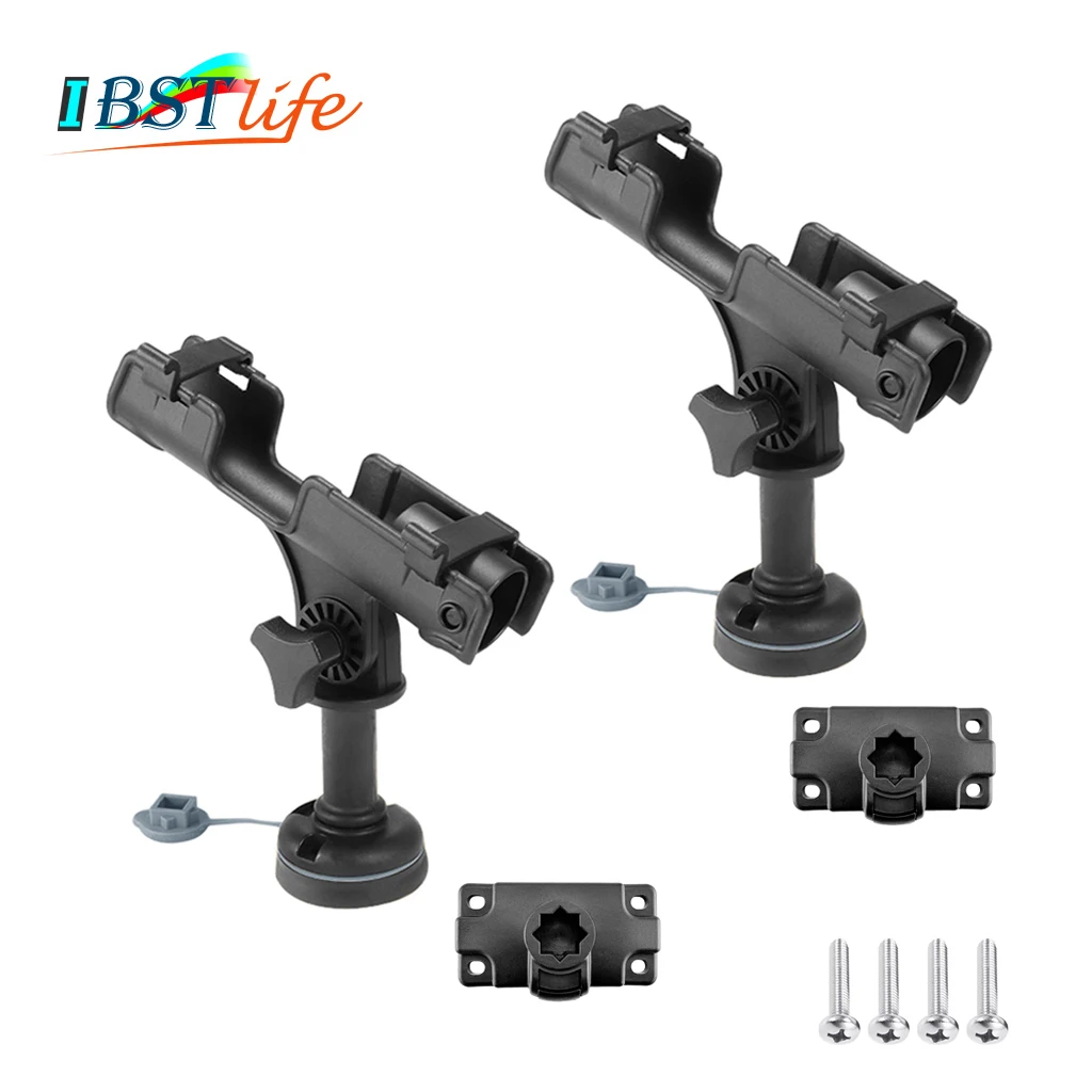 

2X ABS удочка держатель стойки остальные регулируемый съемный байдарка лодка Поддержка лодки Рыболовные снасти Аксессуары жердь кронштейн