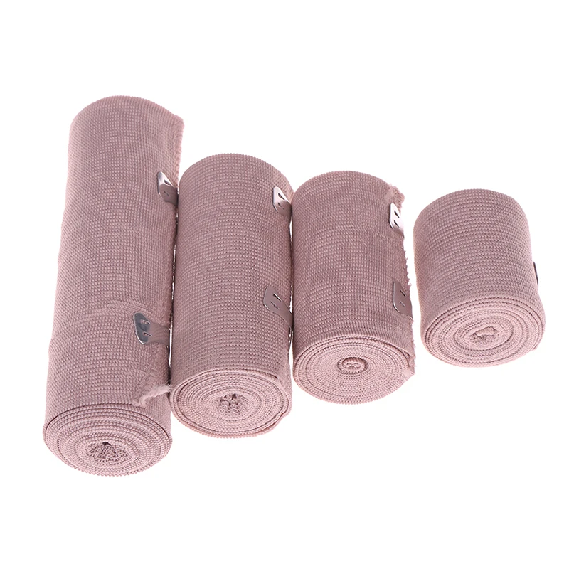 1Pcs High Elastic Bandage Roll Wound Dressing Outdoor Sports Sprain Treatment Bandage For First Aid Kits Accessories