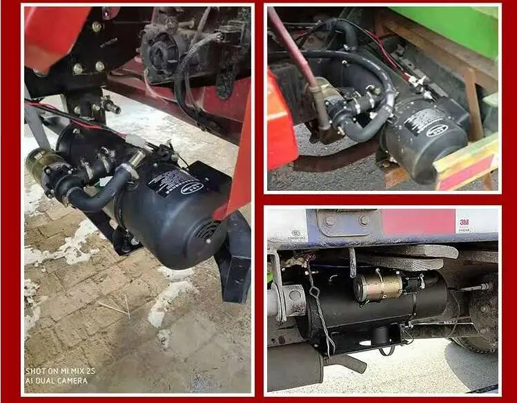 12V 24V 10KW Car Heater Air Diesel engine preheater diesel truck preheating water heating machine | Инструменты