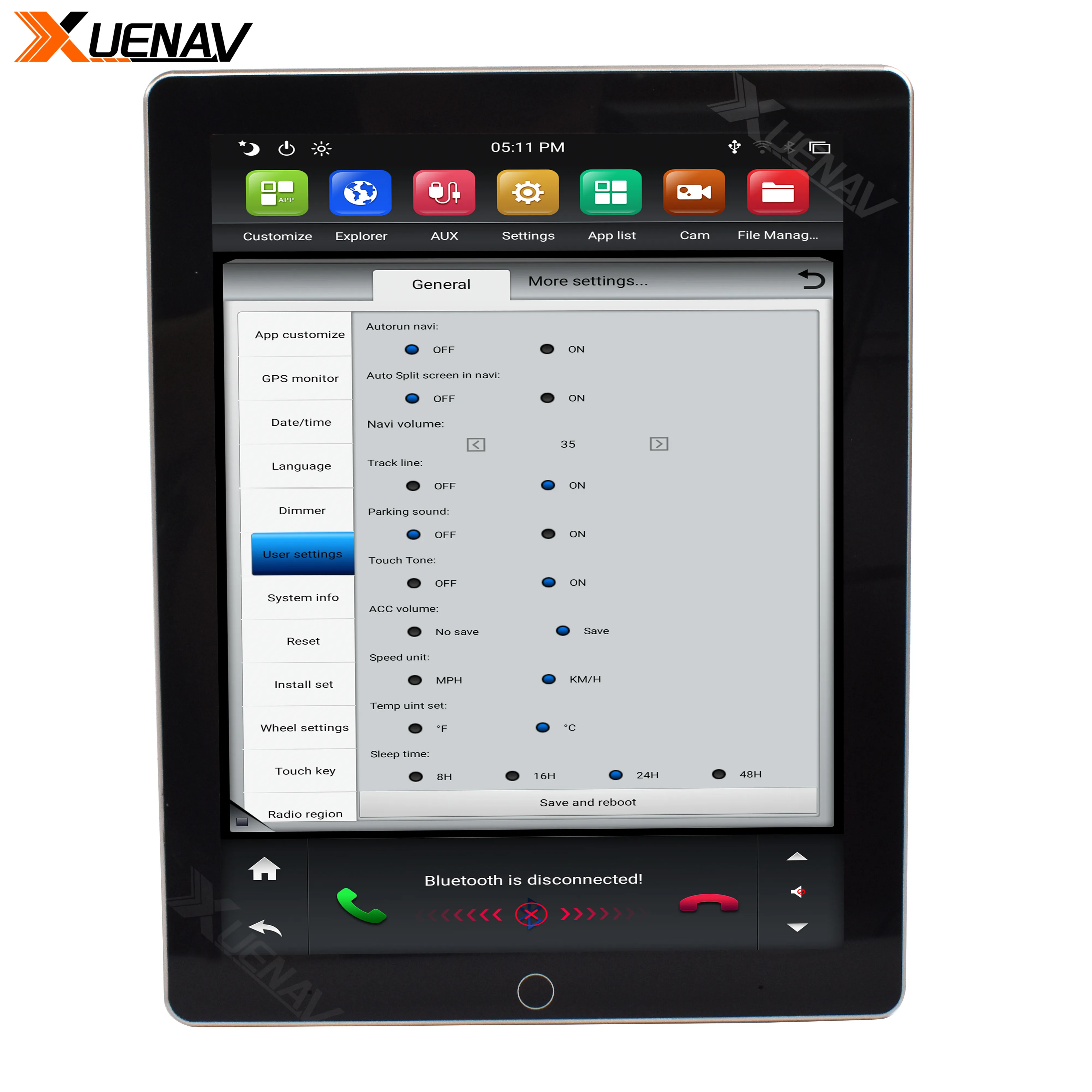 

12.8 Inch 2 Din Universal Android System Tesla Style Rotation IPS Screen Car Radio Stereo Multimedia Player Car GPS Navigation